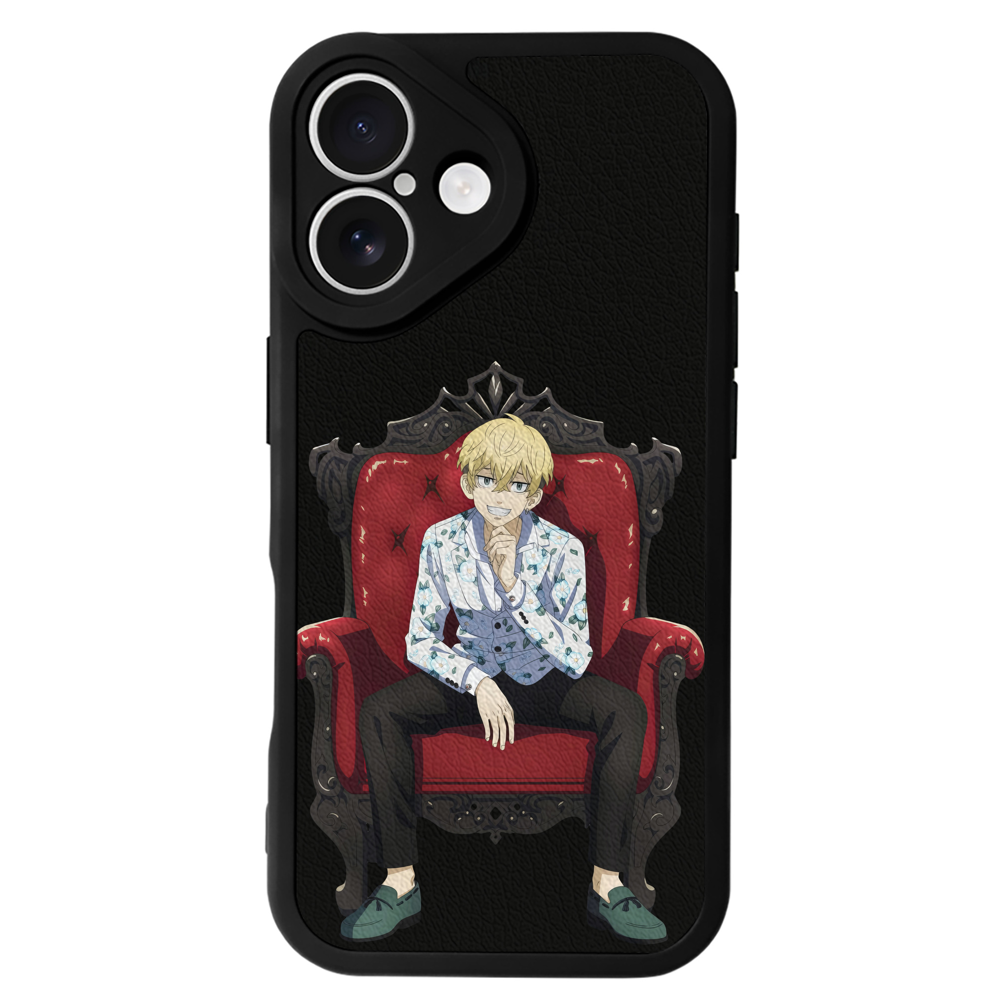 （画像用） 東京リベンジャーズ Tokyo Revengers 【iPhone 16シリーズ対応】シリコンスマホケース（レザー調） 材質：シリコン
